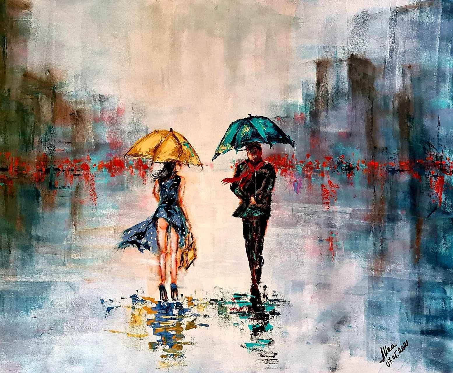 ArteDiAlina.com painting: Love at the first sight